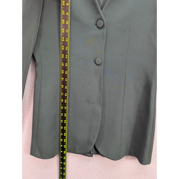 Emporio Armani Women's Blazer 40 Pants 42 Suit Set Made in‎ Italy Green Career - Picture 12 of 16